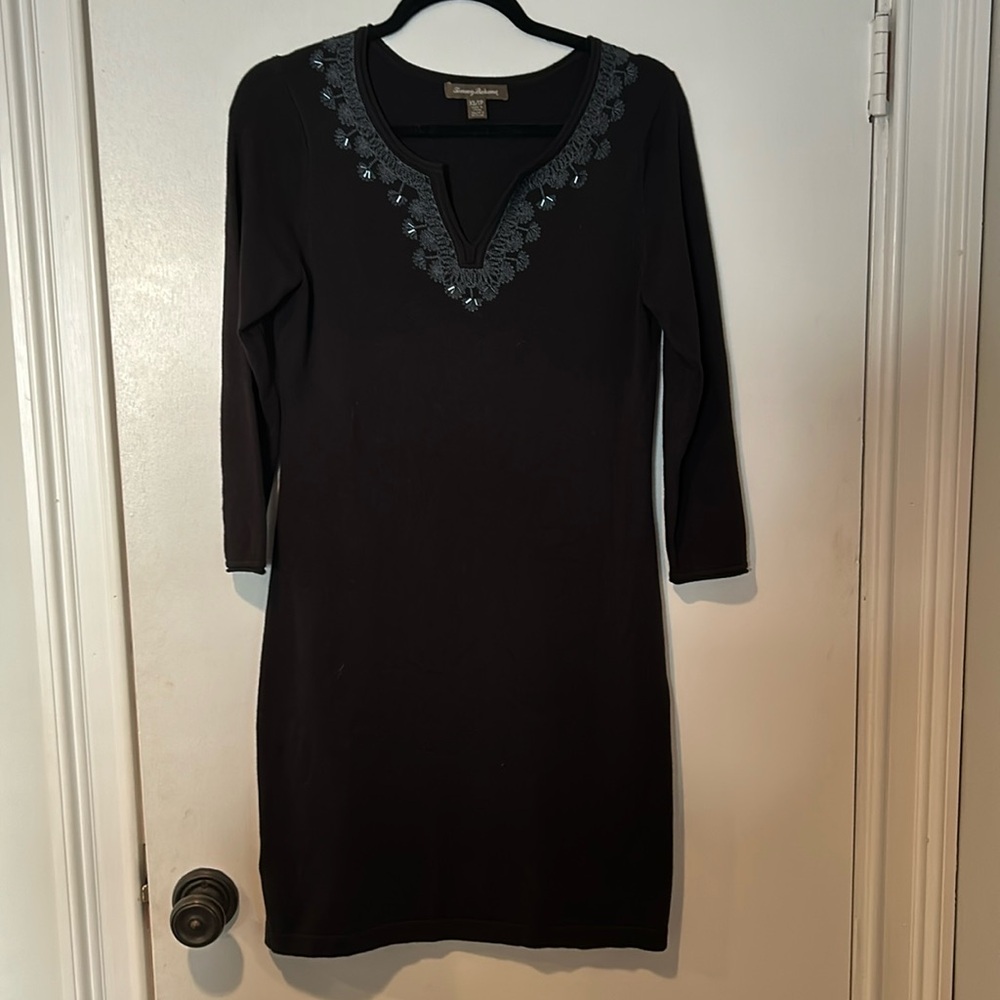 Tommy Bahama black dress-size XS/TP
